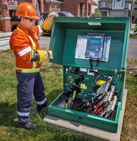 pad mounted green box